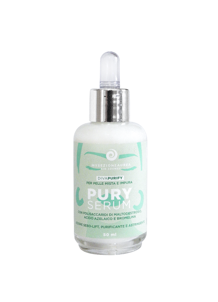 Pury Serum per pelle impura, mista, acneica e punti neri DIVA PURIFY