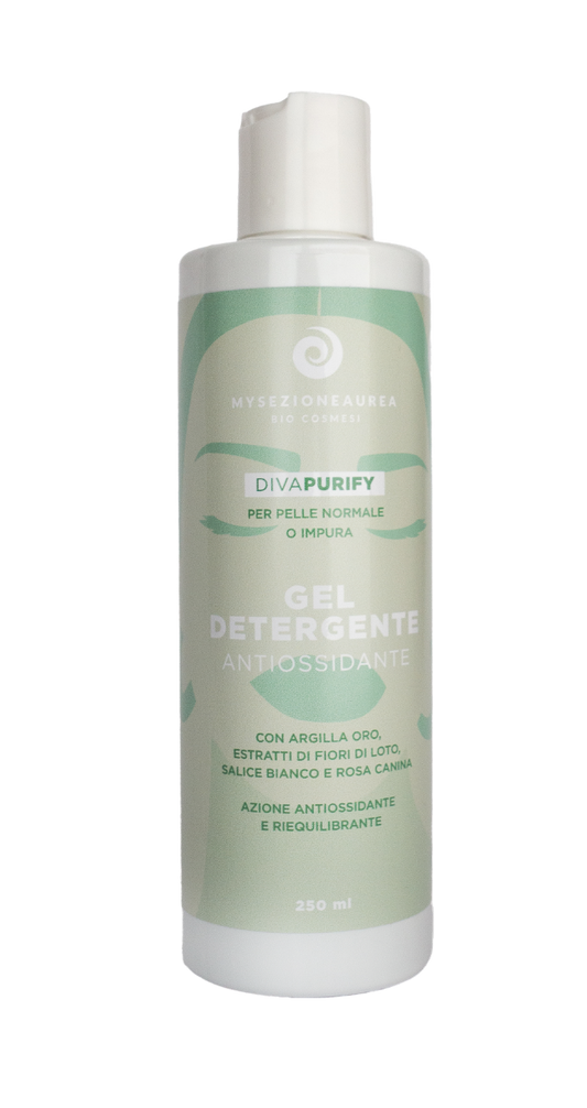 Gel detergente per pelle normale o impura DIVA PURIFY