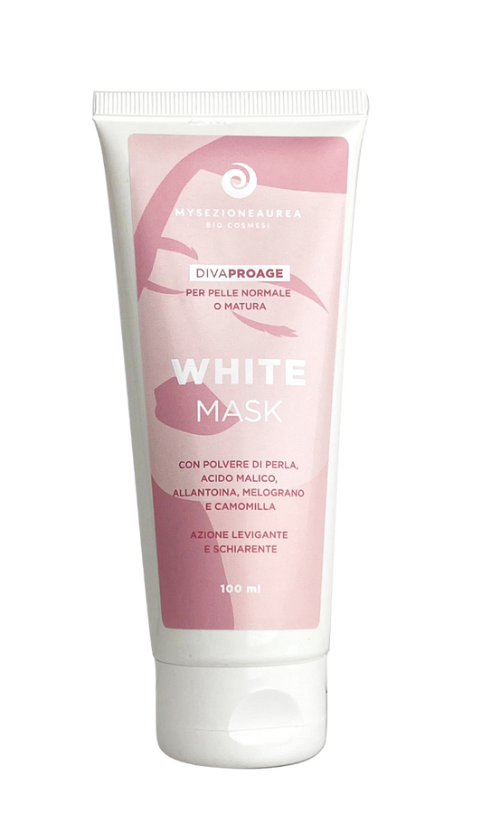 WHITE MASK maschera viso per pelle normale o matura