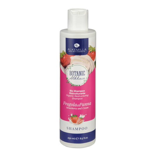 Bio Shampoo Ristrutturante Panna e Fragola - Alkemilla