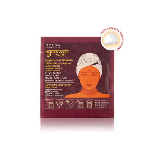 Hyalurvedic Impacco Ayurvedico In Tessuto Riflessante - Dark Hair