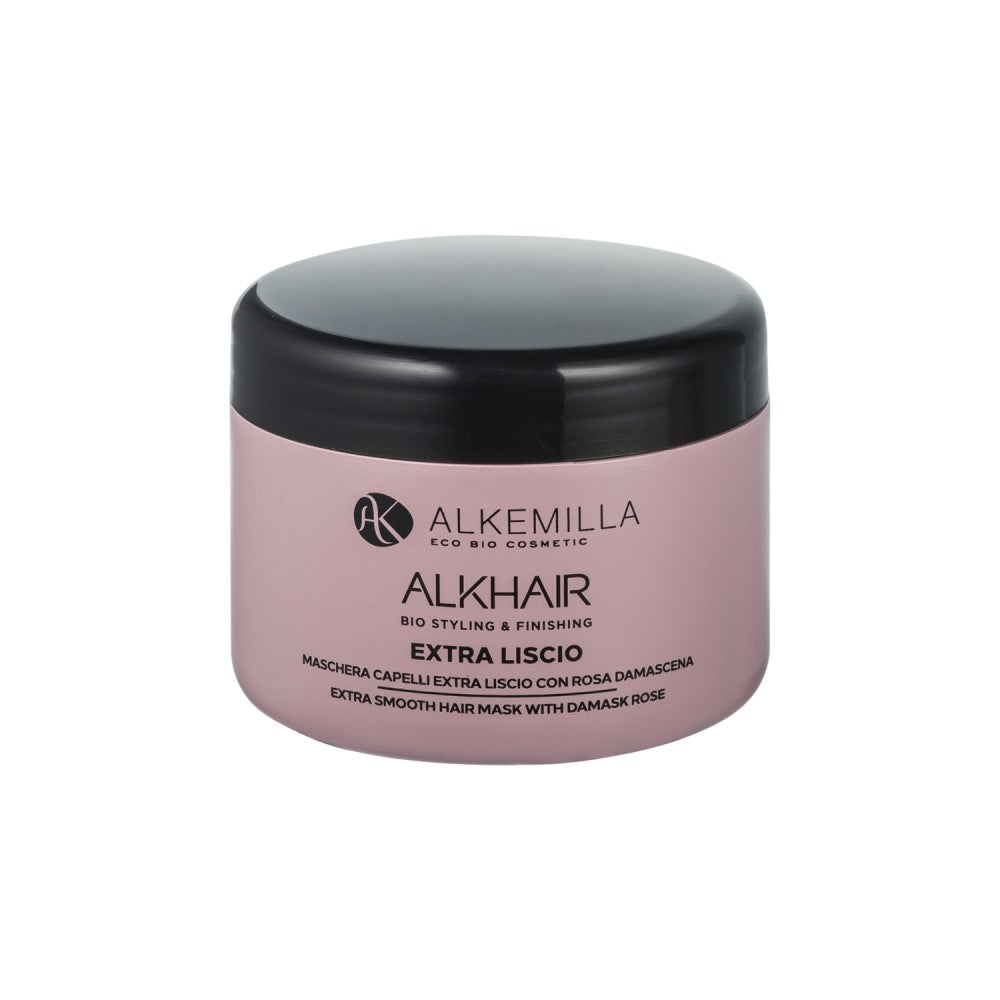 Maschera Capelli Extra Liscio con Rosa Damascena - Alkemilla